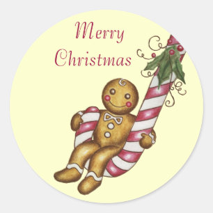 Lebkuchenheber Runder Aufkleber