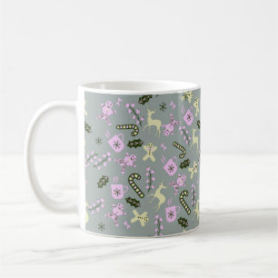 Lebkuchenhirsch Lutscher Grünzeug Weihnachten Kaffeetasse