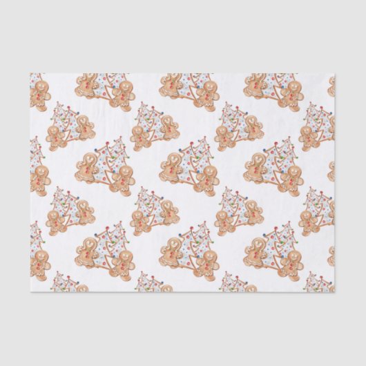 Lebkuchenjunge, Mädchenweihnachtsbaum Seidenpapier (Vorderseite)