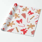 Lebkuchenjunge-Weihnachtsgeschenk Geschenkpapier (Ungerollt)