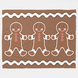 Lebkuchenjungen Fleece-Decke Fleecedecke
