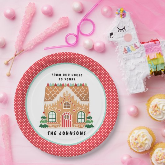 Lebkuchenkoch | Christmas Cookie Exchange Pappteller (Party)