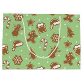 Lebkuchenkocher - Große Geschenktasche Geschenktüte (Rückseite)