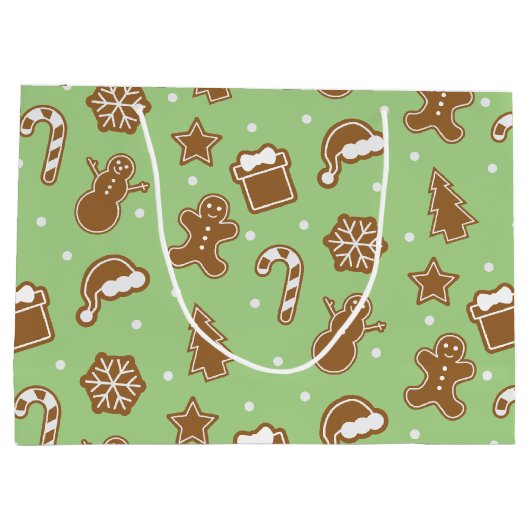 Lebkuchenkocher - Große Geschenktasche Geschenktüte (Rückseite)