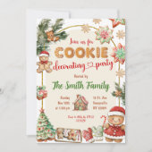 Lebkuchenkochtopf Dekorieren Weihnachtsgebäck Part Einladung (Vorderseite)