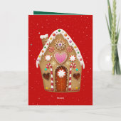 Lebkuchenkochtopf Feiertagskarte (Rückseite)