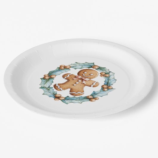 Lebkuchenkochtopf im Kraut Pappteller (Schrägansicht)