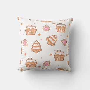 Lebkuchenkochtopf Nahtloses Muster Kissen