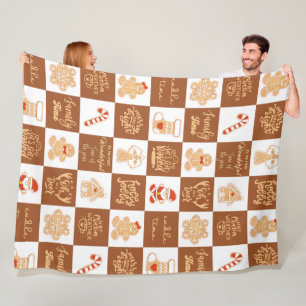 Lebkuchenkochtyp Fleecedecke