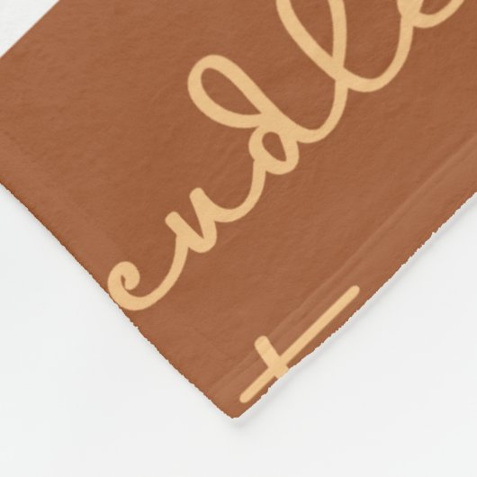 Lebkuchenkochtyp Fleecedecke (Ecke)