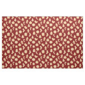 Lebkuchenkost auf Red Dots Pattern Urlaub Stoff (Yard (91,4 cm))