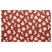 Lebkuchenkost auf Red Dots Pattern Urlaub Stoff (Fat Quarter (45,7 x 55,9 cm))