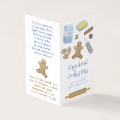 Lebkuchenkost in einem JAR-Mix-Etikett Visitenkarten (Vorderseite)