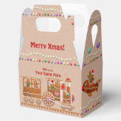 Lebkuchenkost mit bunten Süßigkeiten Geschenkschachtel (Geöffnet)