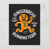 Lebkuchenlaufteam Feiertagspostkarte (Vorderseite)