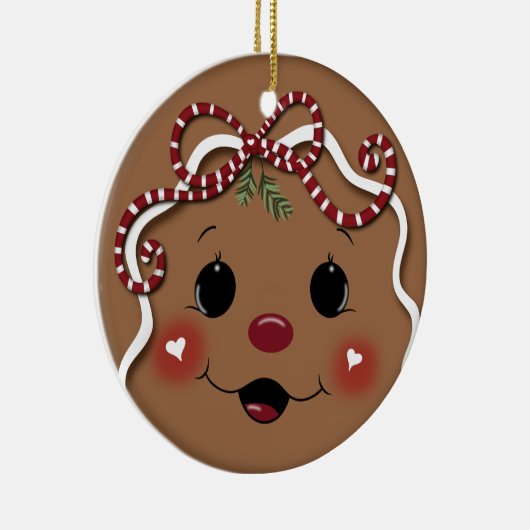 Lebkuchenmädchen Weihnachtsschmuck (Rechts)
