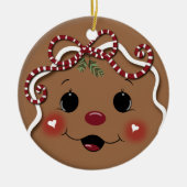 Lebkuchenmädchen Weihnachtsschmuck (Vorne)