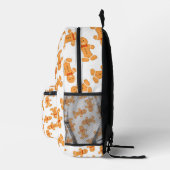 Lebkuchenmann auf Weiß Bedruckter Rucksack (Rechts)