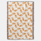 Lebkuchenmann auf Weiß Decke (Vorderseite Vertikal)