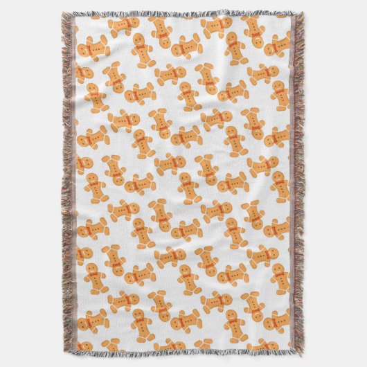 Lebkuchenmann auf Weiß Decke (Vorderseite Vertikal)