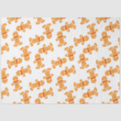 Lebkuchenmann auf Weiß Seidenpapier (Vorderseite)