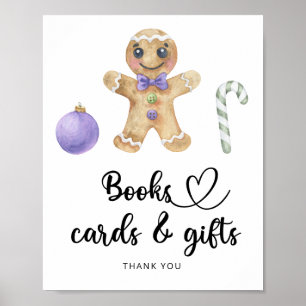 Lebkuchenmann - Bücherkarten und -geschenke Poster