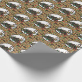 Lebkuchenmann- Coco Geschenkpapier (Ecke)