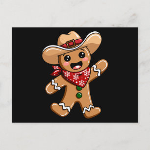 Lebkuchenmann Cowboyhut Bandana Weihnachten Xmas