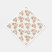 Lebkuchenmann, Frau und Weihnachtsbaum Serviette (Ecke)