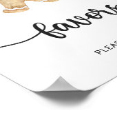 Lebkuchenmann \  Gefälligkeiten Poster (Ecke)