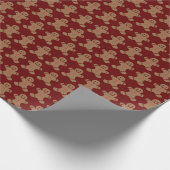Lebkuchenmann Geschenkpapier (Ecke)