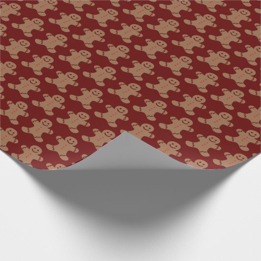 Lebkuchenmann Geschenkpapier (Ecke)