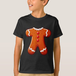 Lebkuchenmann-Kostüm Erwachsene Kinder Männer Frau T-Shirt