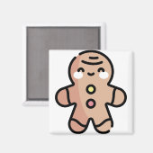 Lebkuchenmann Magnet (Vorderseite/Rückseite)