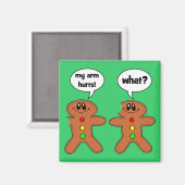 Lebkuchenmann Magnet (Vorderseite/Rückseite)