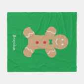 Lebkuchenmann mit dem Namen Fleece Blanket (Vorderseite (Horizontal))