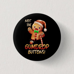 Lebkuchenmann, nicht die Gummiknöpfe Weihnachten Button