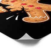 Lebkuchenmann Oh Snap Weihnachten Poster (Ecke)
