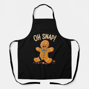 Lebkuchenmann Oh Snap Weihnachtsplätzchen Backen Schürze