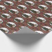 Lebkuchenmann-Pfefferminz Geschenkpapier (Ecke)