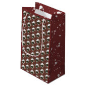 Lebkuchenmann - Pfefferminz Kleine Geschenktüte (Rückseite Schrägansicht)