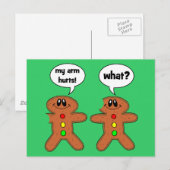 Lebkuchenmann Postkarte (Vorne/Hinten)