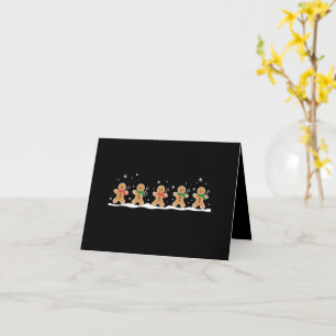 Lebkuchenmann Süße Weihnachtsfeiertage Bäcker  Karte