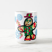 Lebkuchenmann-Tanz Kaffeetasse (Mittel)
