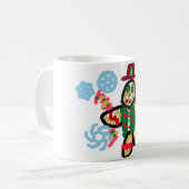 Lebkuchenmann-Tanz Kaffeetasse (Vorderseite Links)