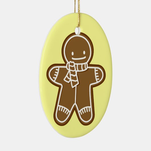 Lebkuchenmann Tasche Keramik Ornament (Rechts)