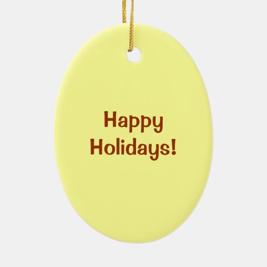 Lebkuchenmann Tasche Keramik Ornament (Hinten)