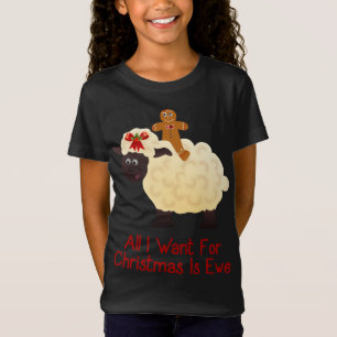 Lebkuchenmann und Schafe Alles, was ich zu Weihnac T-Shirt