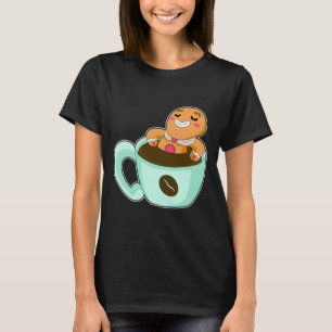 Lebkuchenmann Weihnachtskaffee T-Shirt