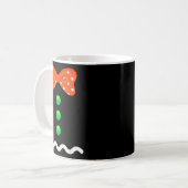 Lebkuchenmann-Weihnachtskostüm für Kinder & A Kaffeetasse (Vorderseite Links)